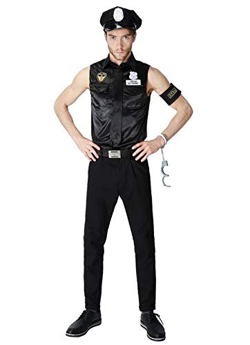 Amazon.co.jp: ポリスマン コスチューム セット コスプレ衣装 メンズ